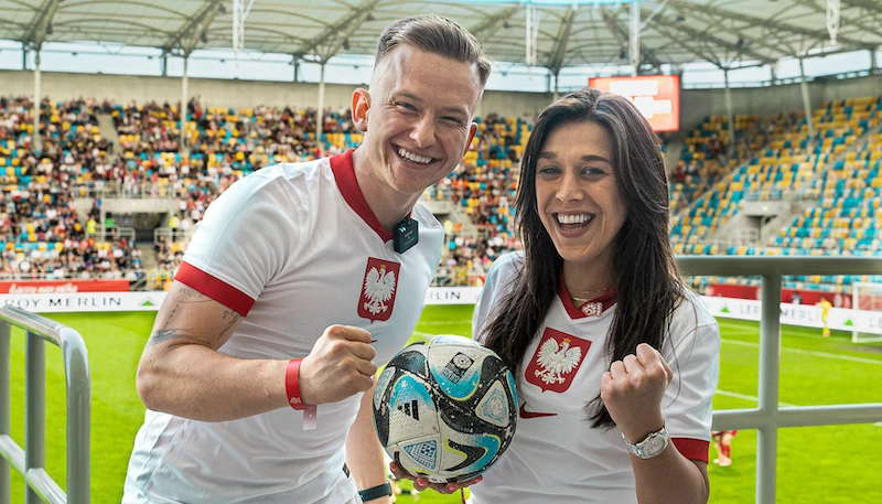 Freestyle football show z Joanną Jędrzejczyk – promocja meczu kobiecej piłki nożnej Polska – Austria na stadionie | Pokazy trików piłkarskich | Sportowe wydarzenia i atrakcje